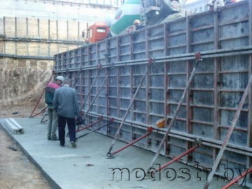 Опалубка МОДОСТР на строительстве подземного общественно-торгового центра Столица в Минске