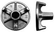Гайка (платформа) опалубочная дисковая литая стальная или чугунная